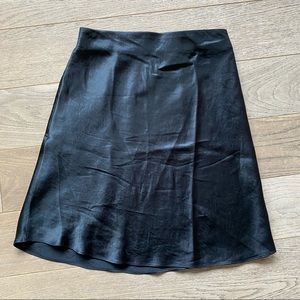 Aritzia Babaton Black Mini Slip Skirt